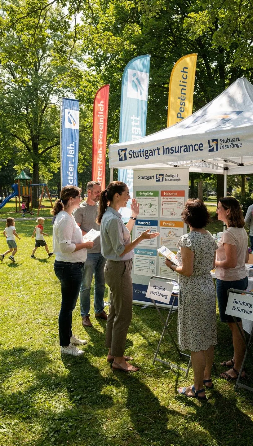 Kundin erhält transparente und verständliche Beratung zu Autoversicherungen vor Ort